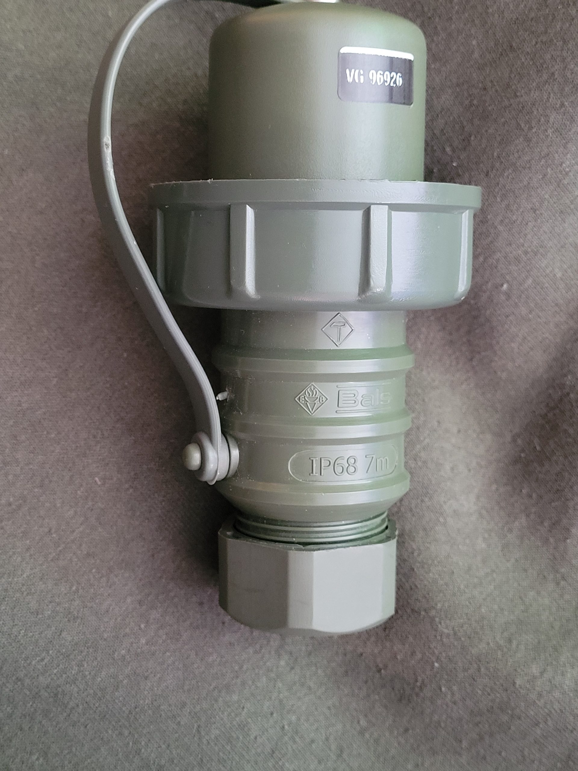 Schutzkontakt-Stecker 16A 735, 3p 230V IP68 BALS TYP 735 zoll-lager.de – Bild 4