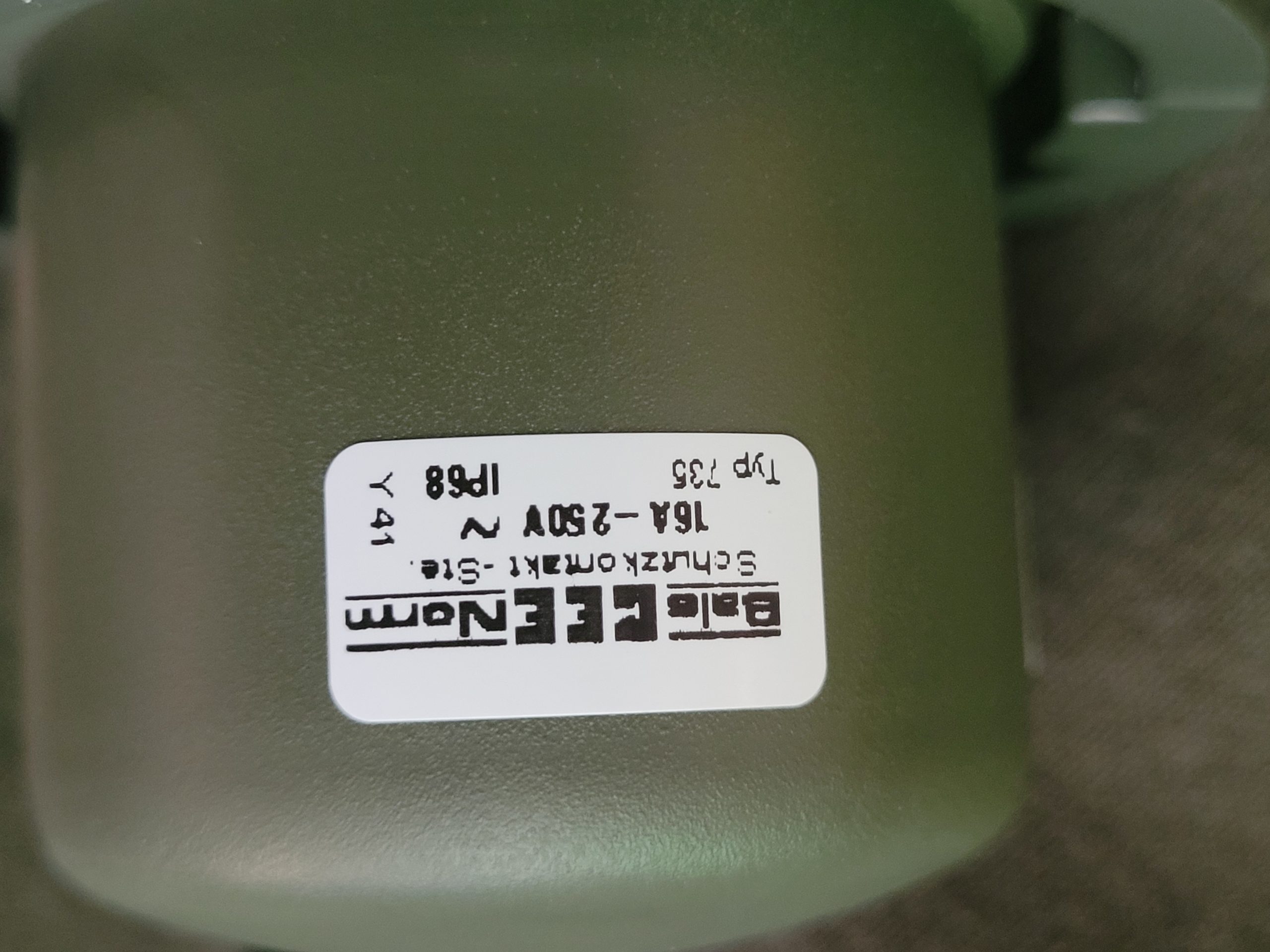 Schutzkontakt-Stecker 16A 735, 3p 230V IP68 BALS TYP 735 zoll-lager.de – Bild 3